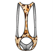 Charger l'image dans la galerie, Sous-vêtement sexy une pièce pour homme SDSQQ001 personnalisée avec prénom motif texte (conception multi-images)