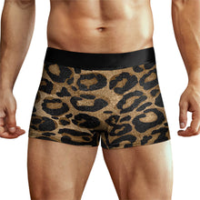 Charger l'image dans la galerie, Sous-vêtements pour hommes NS6005002 Boxer taille haute avec large ceinture élastique personnalisé avec photo texte prénom (conception une image)