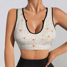 Charger l'image dans la galerie, Soutien-gorge de sport femme yoga crop top push up top YJ053 personnalisé avec photo texte logo (conception une image)