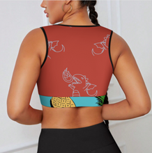 Charger l'image dans la galerie, Soutien-gorge de sport push up yoga femme YJ053 personnalisé avec photo texte motif (conception multi-images)