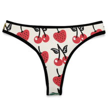 Charger l'image dans la galerie, String dos en T en soie glacée pour femme NZ207 personnalisée avec prénom motif texte (conception multi-images)