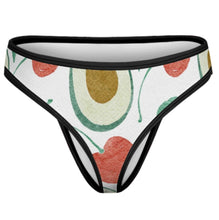 Charger l'image dans la galerie, String dos en T en soie glacée pour femme NZ207 personnalisée avec prénom motif texte (conception multi-images)