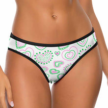 Charger l'image dans la galerie, String en soie glacée dos en T pour femme NZ207 personnalisé avec photo texte prénom (conception une image)