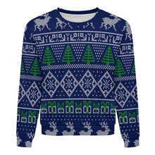 Charger l'image dans la galerie, Sweat-shirt à manches longues pour homme C20H personnalisé avec photo texte prénom (conception une image)