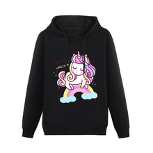 Charger l'image dans la galerie, Sweat-shirt à capuche classique décontracté pour femme avec impression sur le devant sans poche personnalisé avec photo motif texte