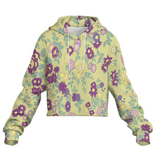 Charger l'image dans la galerie, Sweat à capuche court sans ourlet pour femme MXU022 personnalisé avec photo texte prénom (conception une image)