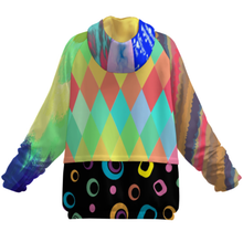 Charger l'image dans la galerie, Sweat à capuche double épaisseur pour femme avec poches (avec doublure) MWL683 personnalisée avec prénom motif texte (conception multi-images)