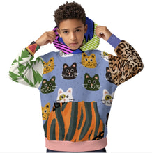 Charger l'image dans la galerie, Sweat à capuche enfant SDS127 personnalisée avec prénom motif texte (conception multi-images)