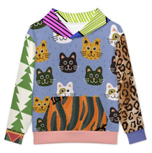 Charger l'image dans la galerie, Sweat à capuche enfant SDS127 personnalisée avec prénom motif texte (conception multi-images)