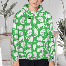 Charger l'image dans la galerie, Sweat à capuche enfant sans cordon SDS127 personnalisé avec photo texte prénom (conception une image)