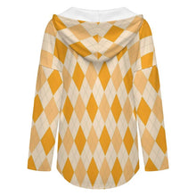 Charger l'image dans la galerie, Sweat à capuche femme manches longues col V C19H personnalisé avec photo texte prénom (conception une image)