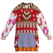 Charger l'image dans la galerie, Sweat à capuche oversize pour enfants MWZXU037 personnalisée avec prénom motif texte (conception multi-images)