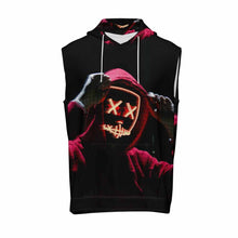 Charger l'image dans la galerie, Sweat à capuche sans manches pour homme VLMS personnalisé avec photo texte prénom (conception une image)