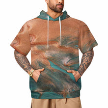 Charger l'image dans la galerie, Sweat à capuche unisexe à manches courtes LM250 personnalisé avec photo texte prénom (conception une image)