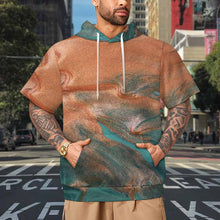 Charger l'image dans la galerie, Sweat à capuche unisexe à manches courtes LM250 personnalisé avec photo texte prénom (conception une image)