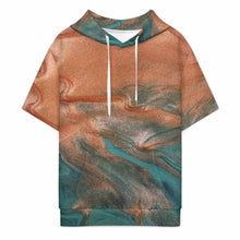 Charger l'image dans la galerie, Sweat à capuche unisexe à manches courtes LM250 personnalisé avec photo texte prénom (conception une image)