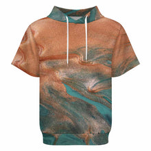 Charger l'image dans la galerie, Sweat à capuche unisexe à manches courtes LM250 personnalisé avec photo texte prénom (conception une image)