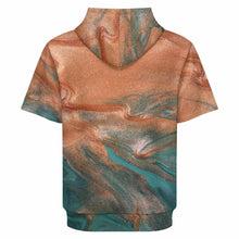 Charger l'image dans la galerie, Sweat à capuche unisexe à manches courtes LM250 personnalisé avec photo texte prénom (conception une image)