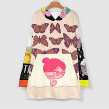 Charger l'image dans la galerie, Sweat à capuche couverture portable en cadeau Sweat-shirt couverture chaude pour l’intérieur et l’extérieur personnalisée avec prénom motif texte (conception multi-images)
