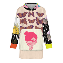Charger l'image dans la galerie, Sweat à capuche couverture portable en cadeau Sweat-shirt couverture chaude pour l’intérieur et l’extérieur personnalisée avec prénom motif texte (conception multi-images)