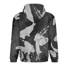 Charger l'image dans la galerie, Sweat à capuche en peluche double couche pour hommes veste à capuche zippée sur le devant personnalisé avec photo motif texte (conception une image)