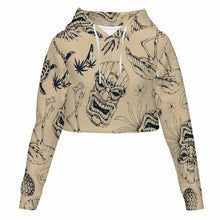 Charger l'image dans la galerie, Sweat court à capuche pour femme MSYX327 personnalisé avec photo texte prénom (conception une image)