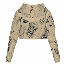 Charger l'image dans la galerie, Sweat court à capuche pour femme MSYX327 personnalisé avec photo texte prénom (conception une image)