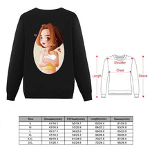 Charger l'image dans la galerie, Sweat shirt pull personnalisé femme avec photo texte (impression sur le dos)