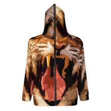 Charger l'image dans la galerie, Sweat zippé à capuche manches longues homme WY14 personnalisé avec texte motif photo (conception une image)