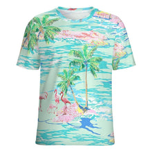 Charger l'image dans la galerie, T-shirt NT à manches courtes entièrement imprimé pour femmes et hommes personnalisé avec photo texte prénom (conception une image)