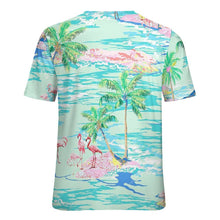 Charger l'image dans la galerie, T-shirt NT à manches courtes entièrement imprimé pour femmes et hommes personnalisé avec photo texte prénom (conception une image)