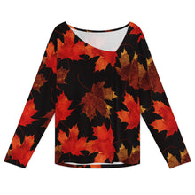 Charger l'image dans la galerie, T-shirt à manches longues col incliné pour femme XVL personnalisé avec photo texte prénom (conception une image)