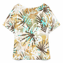 Charger l'image dans la galerie, T-shirt ample à col en V pour femme NT65 personnalisé avec photo texte prénom (conception une image)