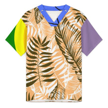 Charger l'image dans la galerie, T-shirt col V homme classique à manches courtes J20T personnalisée avec prénom motif texte (conception multi-images)