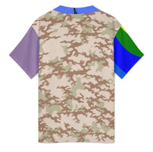 Charger l'image dans la galerie, T-shirt col V homme classique à manches courtes J20T personnalisée avec prénom motif texte (conception multi-images)