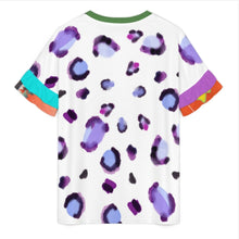 Charger l'image dans la galerie, T-shirt col rond femme manches feuille de lotus NT103 personnalisée avec prénom motif texte (conception multi-images)