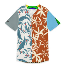 Charger l'image dans la galerie, T-shirt de baseball classique à manches courtes pour hommes GEJ avec boutons personnalisée avec prénom motif texte (conception multi-images)