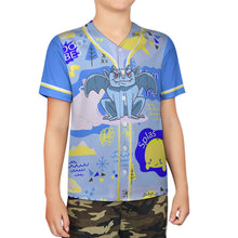 Charger l'image dans la galerie, T-shirt de baseball J81T enfant personnalisé avec photo texte prénom