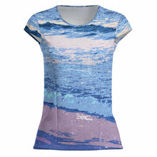 Charger l'image dans la galerie, T-shirt de sport femme à séchage rapide MWL547 personnalisé avec photo texte prénom