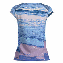 Charger l'image dans la galerie, T-shirt de sport femme à séchage rapide MWL547 personnalisé avec photo texte prénom