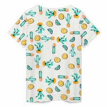 Charger l'image dans la galerie, T-shirt femme manches courtes col v décontracté YXV personnalisé avec photo texte prénom (conception une image)