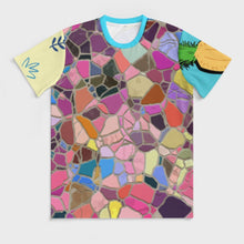 Charger l'image dans la galerie, T-shirt homme en soie glacée OMDT01 personnalisée avec prénom motif texte (conception multi-images)