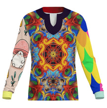 Charger l'image dans la galerie, T-shirt homme en soie glacée à séchage rapide avec col en V irrégulier MWL698 personnalisée avec prénom motif texte (conception multi-images)