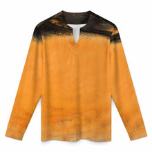 Charger l'image dans la galerie, T-shirt homme en soie glacée à séchage rapide col V irrégulier MWL698 personnalisé avec photo texte prénom (conception une image)