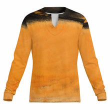 Charger l'image dans la galerie, T-shirt homme en soie glacée à séchage rapide col V irrégulier MWL698 personnalisé avec photo texte prénom (conception une image)