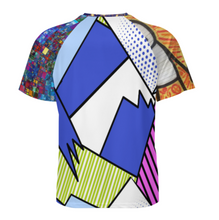 Charger l'image dans la galerie, T-shirt tee shirt Raglan DT36 à manches courtes pour hommes avec trois boutons personnalisée avec photo logo texte (conception multi-images)