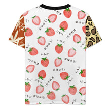 Charger l'image dans la galerie, T-shirt col V classique pour homme J66T personnalisée avec prénom motif texte (conception multi-images)