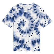 Charger l'image dans la galerie, T-shirt coupe classique à manches courtes et col rond NT pour femmes et hommes personnalisé avec photo texte prénom (conception une image)