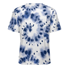 Charger l'image dans la galerie, T-shirt coupe classique à manches courtes et col rond NT pour femmes et hommes personnalisé avec photo texte prénom (conception une image)