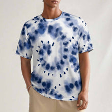 Charger l'image dans la galerie, T-shirt coupe classique à manches courtes et col rond NT pour femmes et hommes personnalisé avec photo texte prénom (conception une image)